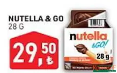 NUTELLA & GO FINDIK KREMASI 28 G fiyat ve kampanya bilgisi